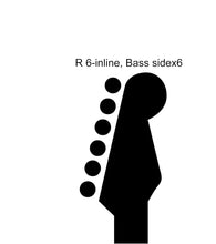 Load image into Gallery viewer, 6-in-line Locking Tuners 18:1 Strat Tele Stainless Locking Cap - Chrome #01

