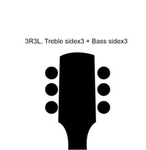 Load image into Gallery viewer, 3+3 Locking Tuners 18:1 Electric Acoustic Guitars Metal Locking Cap - Gold #4
