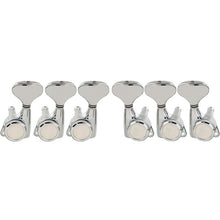 Load image into Gallery viewer, 3+3 Locking Tuners 18:1 Electric Acoustic Guitars Metal Locking Cap - Chrome #4
