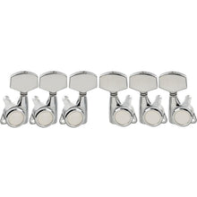 Load image into Gallery viewer, 3+3 Locking Tuners 18:1 Electric Acoustic Guitars Metal Locking Cap - Chrome #2
