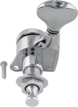 Load image into Gallery viewer, 6-in-line Locking Tuners 18:1 Strat Tele Stainless Locking Cap - Chrome #01
