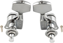 Load image into Gallery viewer, 3+3 Locking Tuners 18:1 Electric Acoustic Guitars Metal Locking Cap - Chrome #2
