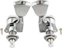 Load image into Gallery viewer, 3+3 Locking Tuners 18:1 Electric Acoustic Guitars Metal Locking Cap - Chrome #3
