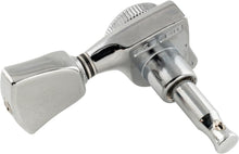 Load image into Gallery viewer, 3+3 Locking Tuners 18:1 Electric Acoustic Guitars Metal Locking Cap - Chrome #3
