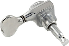 Load image into Gallery viewer, 3+3 Locking Tuners 18:1 Electric Acoustic Guitars Metal Locking Cap - Chrome #4
