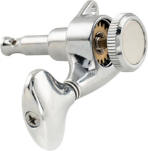 Load image into Gallery viewer, 3+3 Locking Tuners 18:1 Electric Acoustic Guitars Metal Locking Cap - Chrome #4
