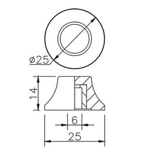 Load image into Gallery viewer, Wooden Bell Knobs Metric Size (2) - Maple

