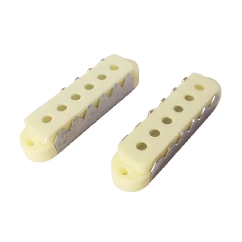 Pickup Covers with Magnet Claw Set For Fender Jaguar - Aged White