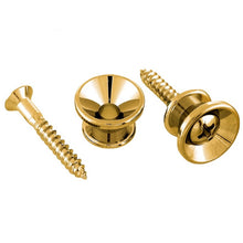 Load image into Gallery viewer, Gotoh Strap Buttons For Fender Guitars (2) - Gold
