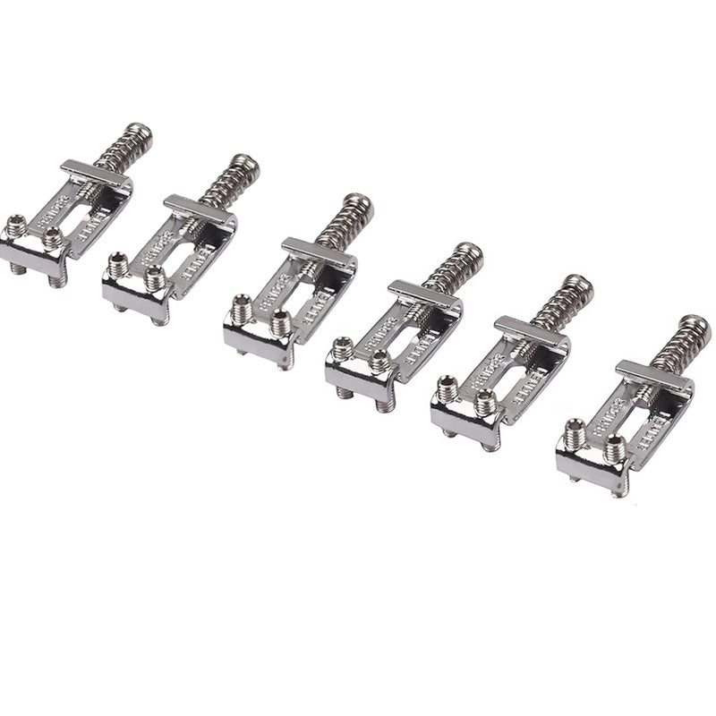 Original Fender Stamped Saddles For Squier - 10.5mm Nickel
