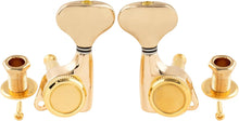 Load image into Gallery viewer, 3+3 Locking Tuners 18:1 Electric Acoustic Guitars Metal Locking Cap - Gold #4
