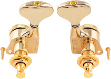 Load image into Gallery viewer, 3+3 Locking Tuners 18:1 Electric Acoustic Guitars Metal Locking Cap - Gold #4
