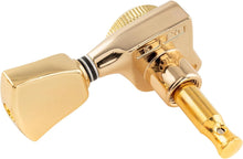 Load image into Gallery viewer, 3+3 Locking Tuners 18:1 Electric Acoustic Guitars Metal Locking Cap - Gold #3

