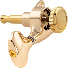 Load image into Gallery viewer, 3+3 Locking Tuners 18:1 Electric Acoustic Guitars Metal Locking Cap - Gold #4
