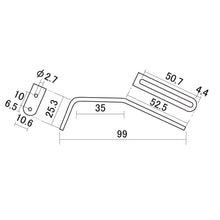 Load image into Gallery viewer, Pickguard Bracket For Archtop Guitars - Nickel
