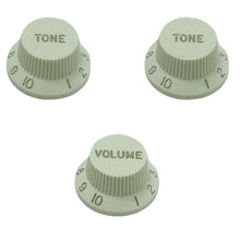 Load image into Gallery viewer, Made In Japan Stratocaster Strat Knobs Set Mint Green
