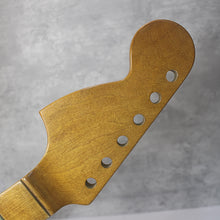 Load image into Gallery viewer, Nitro Finish Reversed Large Headstock Maple Cap Neck For Stratocaster N007

