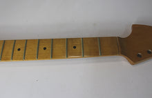 Load image into Gallery viewer, Nitro Finish Reversed Large Headstock Maple Cap Neck For Stratocaster N007
