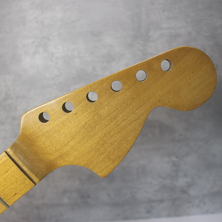 Nitro Finish Large Headstock Maple Cap Neck For Late 60s Stratocaster N011