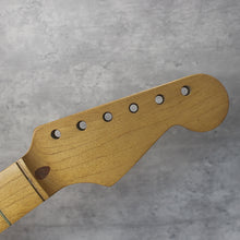 Load image into Gallery viewer, Aged Nitro Tinted Finish 50&#39;s Style Strat Maple Guitar Neck Japan N012
