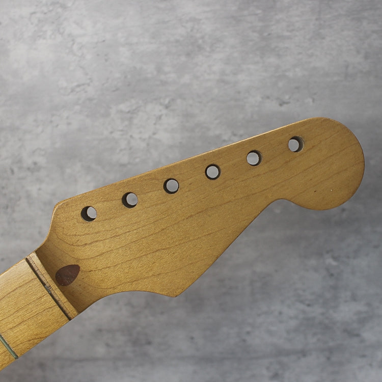 Aged Nitro Tinted Finish 50's Style Strat Maple Guitar Neck Japan N012