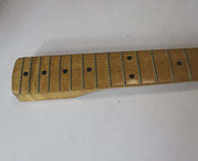 Load image into Gallery viewer, Aged Nitro Tinted Finish 50&#39;s Style Strat Maple Guitar Neck Japan N013
