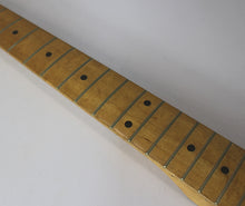 Load image into Gallery viewer, Aged Nitro Tinted Finish 50&#39;s Style Strat Maple Guitar Neck Japan N013
