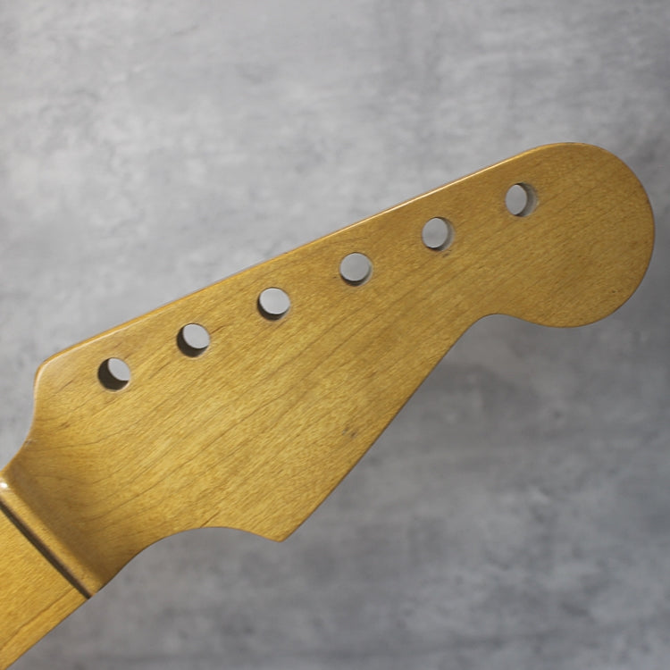 Aged Nitro Tinted Finish 60's Style Strat Maple Cap Guitar Neck Rare N014