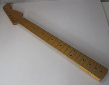 Load image into Gallery viewer, Aged Nitro Tinted Finish 60&#39;s Style Strat Maple Cap Guitar Neck Rare N014
