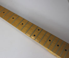 Load image into Gallery viewer, Aged Nitro Tinted Finish 60&#39;s Style Strat Maple Cap Guitar Neck Rare N014
