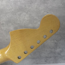 Load image into Gallery viewer, Aged Nitro Finish Large Headstock Maple Neck For Late 60s Strat N021
