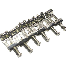 Load image into Gallery viewer, Original Fender Stamped Saddles For Squier - 10.5mm Nickel
