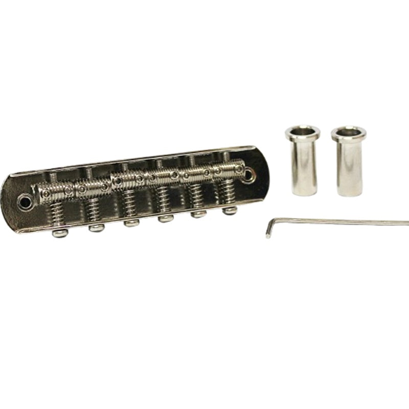 Bridge w Threaded Saddle for Jazzmaster Jaguar E to e Distance 56 mm