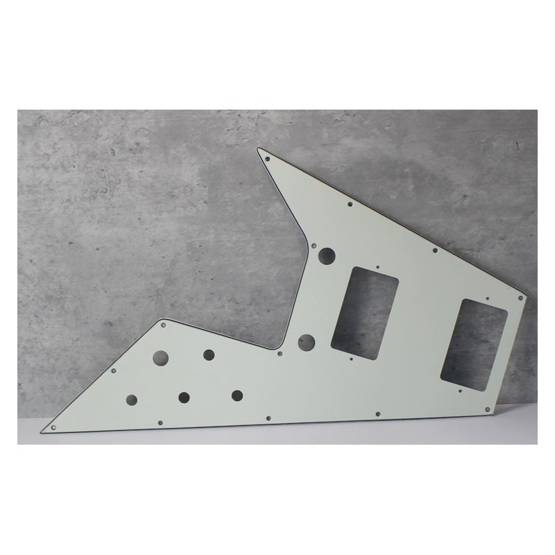 Flying V 67 Reissue Pickguard For Gibson Guitars - Parchment White 3 Ply