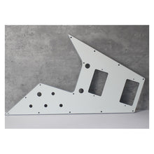 Load image into Gallery viewer, Flying V 67 Reissue Pickguard For Gibson Guitars - White 3 Ply
