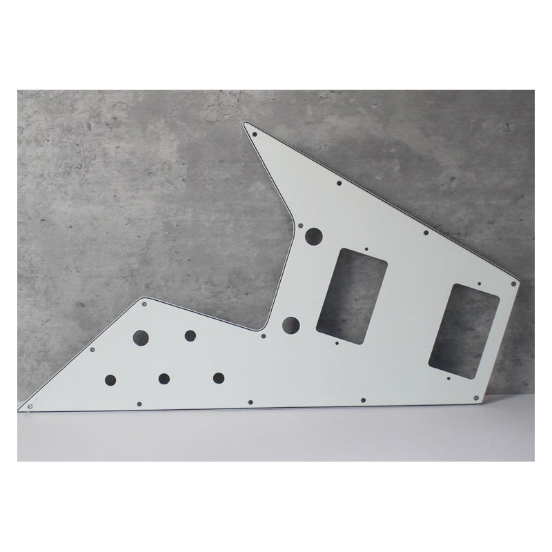 Flying V 67 Reissue Pickguard For Gibson Guitars - White 3 Ply