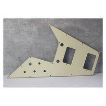 Load image into Gallery viewer, Flying V 67 Reissue Pickguard For Gibson Guitars - Cream 3 Ply
