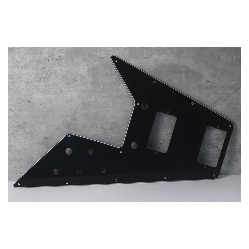 Flying V 70s Reissue Pickguard For Gibson Guitars - Black 3 Ply