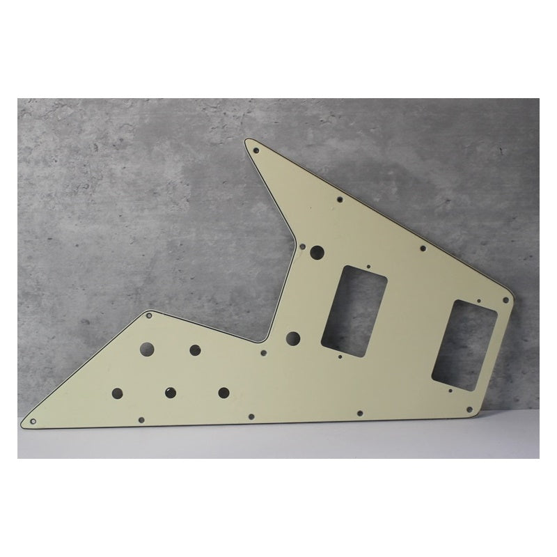 Flying V 70s Reissue Pickguard For Gibson Guitars - Cream 3 Ply