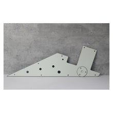 Load image into Gallery viewer, 58 Flying V Pickguard Replacement w/ Round Jack Plate - Parchment 3 Ply
