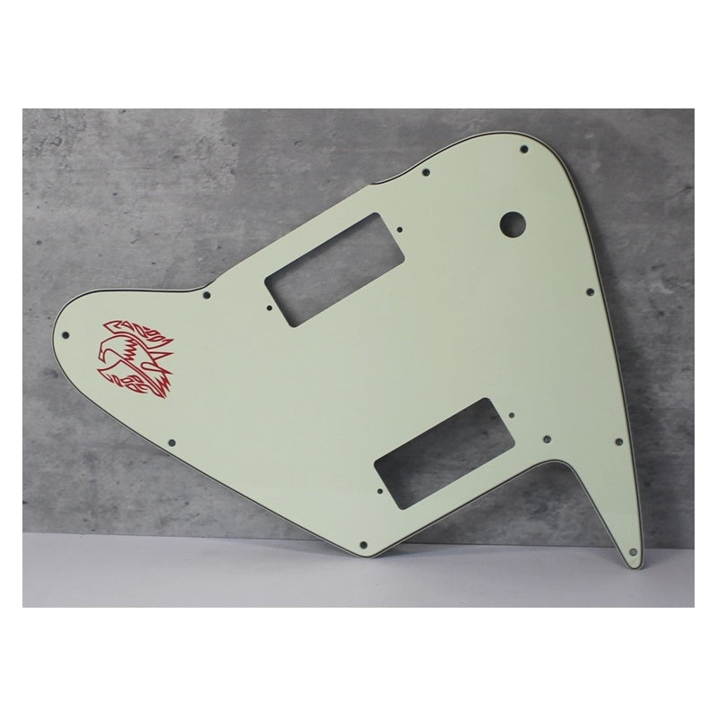 Pickguard For Gibson Non Reverse Firebird Toggle Switch Screen Logo - Ivory V1