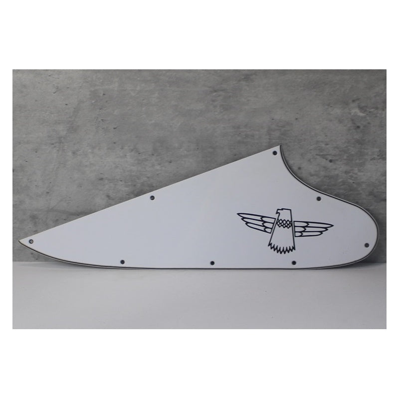 Pickguard For Gibson Thunderbird w Accurate Screen Logo - White