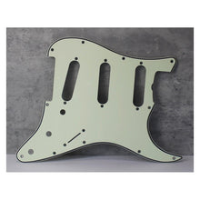 Load image into Gallery viewer, 59 - 62 Pickguard Replacement For Fender Strat Wide Bevel - Mint Ivory
