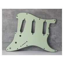 Load image into Gallery viewer, 59 - 62 Pickguard Replacement For Fender Strat Wide Bevel - Light Mint Green
