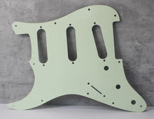 Load image into Gallery viewer, 59 - 62 Pickguard Replacement For Fender Strat Wide Bevel - Light Mint Green
