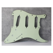 Load image into Gallery viewer, 59 - 62 Strat Pickguard For Mex USA Fender - Mint Green3 Ply
