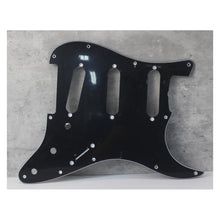 Load image into Gallery viewer, 59 - 62 Strat Pickguard For Mex USA Fender  - Black 3 Ply
