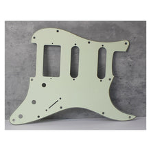 Load image into Gallery viewer, 59 - 62 Pickguard For HSS Strat w Humbucker Cover   - Cream Ivory
