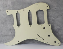 Load image into Gallery viewer, 59 - 62 Pickguard For HSS Strat Open Coil Humbucker Version  - Cream
