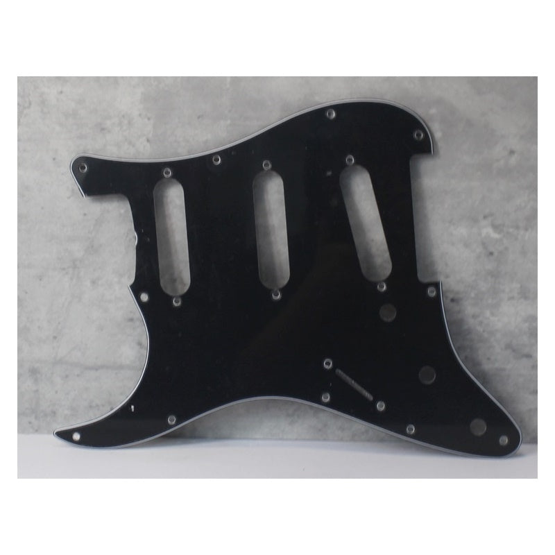 59 - 62 Left Handed Lefty Strat Pickguard For USA Mex Fender - Black 3 ...